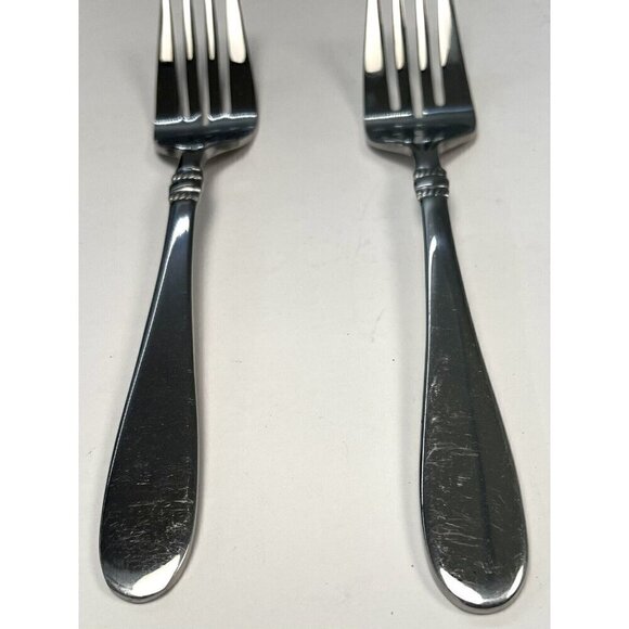 2x Next Day Gourmet Balustrade 7" DINNER FORKS *Same as Oneida Avondale* EUC - Picture 2 of 4